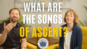 Stephen Vesolich and Dr. Stephanie Wilsey teaching “What Are the Songs of Ascent?” for The Mountains Surround series, introducing Psalms 120 through 134.